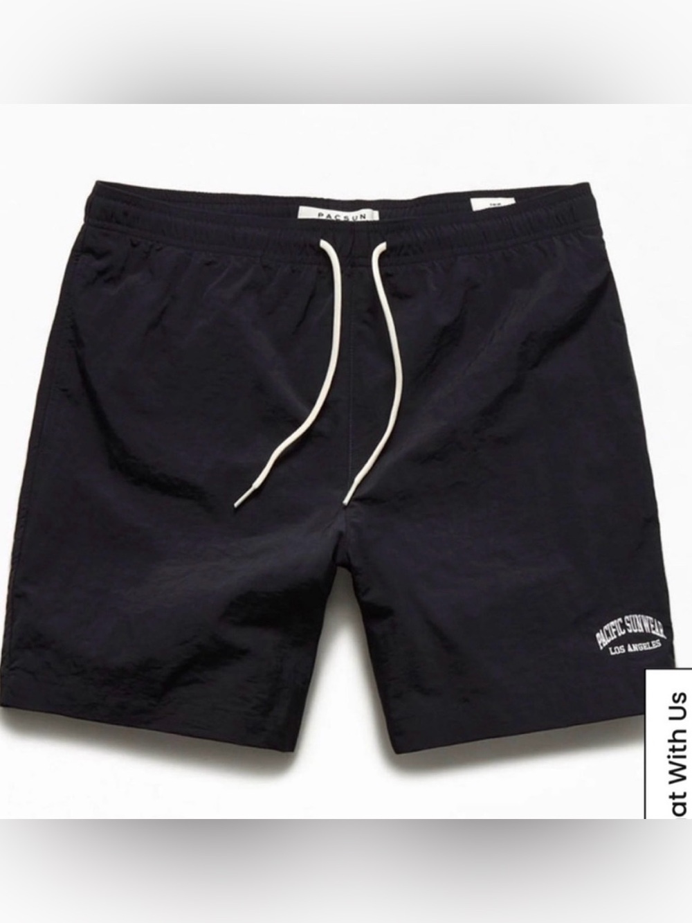 PacSun Black Men's Swim Trunks